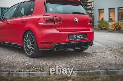 Maxton Sport Durabilité Lame Du Pare Chocs Arriere Volkswagen Golf GTI Mk6 Noi