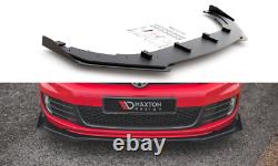 Maxton Sport Durabilité Lame Pare-Chocs Avant V. 3 + Flaps Volkswagen Golf GTI