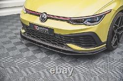 Maxton Sport Durabilité Lame Pare-Chocs Avant Volkswagen Golf 8 GTI Clubsport