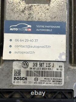 Med9.1 Ecu Calculateur De Moteur A Decoder Volkswagen Golf 0261s02331 1k0907115j