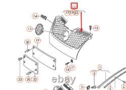 Neu Volkswagen GOLF MK5 Front Bumper Radiator Grille GTI 1K0853651HVW8 OEM