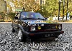 Norev 1/18 Volkswagen Golf GTI Match second gen 1989 Diecast Model Car Black