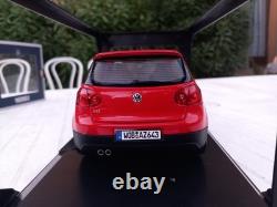 Norev 1/18 Volkswagen Golf Gti Rouge Boite Non D'origine