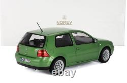Norev Modèle De Voiture Statique Volkswagen Golf IV Gti 1998 Vert Échelle 1/18