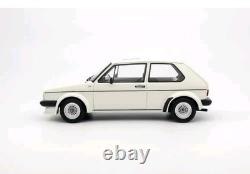 OTTOMOBILE 118 Volkswagen Golf GTI Mk1 ABT 1982 blanc alpin OT1014 Otto