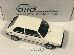 OTTOMOBILE OT562 Volkswagen Golf 1 GTi Rabbit Blanc 1/18 Otto Voiture Miniature