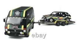 OTTOMOBILE, VOLKSWAGEN LT35 avec Golf GTI MK1 GR. 2 #10 Noir et vert J. PANCIAT