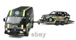 OTTOMOBILE, VOLKSWAGEN LT35 avec Golf GTI MK1 GR. 2 #10 Noir et vert J. PANCIAT