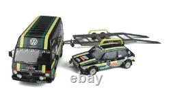 OTTOMOBILE, VOLKSWAGEN LT35 avec Golf GTI MK1 GR. 2 #10 Noir et vert J. PANCIAT