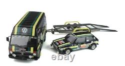 OTTOMOBILE, VOLKSWAGEN LT35 avec Golf GTI MK1 GR. 2 #10 Noir et vert J. PANCIAT