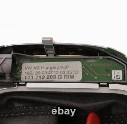 Original VW Revêtement Levier de Vitesses Touran 1T DSG Cuir Caddy 2C Bouton