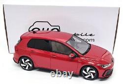 Otto 1/18 VW Golf GTi Mk8 Red 2021 Volkswagen Resin Scale Model Car