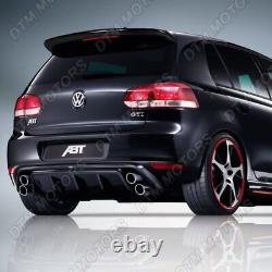 Pour 2010-2013 Volkswagen Golf 6 MK6 Gti Véritable Carbone Fibre Arrière Aileron