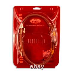 Pour Volkswagen Golf MK4 1.8 Turbo GTi 97-02 Noir HEL Conduites de frein Stah