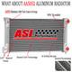 Radiateur Pour 80-1992 Volkswagen Vw Golf Mk1 Mk2 Gti/scirocco Mt Aluminium