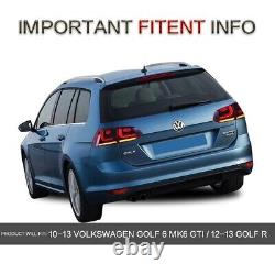 VLAND LED Feux arrière ROUGE FUMÉE Pour Volkswagen GOLF 6 MK6 GTI 2008-2013 L+R
