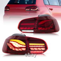 VLAND LED feux arrière rouges pour Volkswagen Golf 6 MK6 GTD GTI R 10-14 lumière