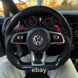 VOLANT GOLF SPORT Carbone Volkswagen Golf MK7 7.5 GTI GTR GTE Tiguan 2013 201