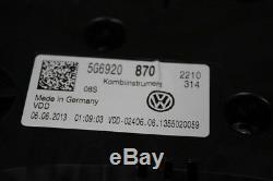 VW Golf 7 5G Gti Instrument Compteur de Vitesse Tachoelement Groupe 5G6920870