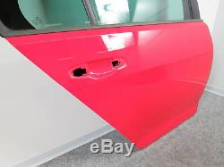 VW Golf 7 VII Gti GTD 4-Türer Porte Arrière Droite Fenêtre Latérale Rouge