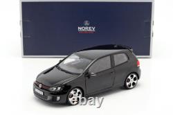 VW Volkswagen Golf 6 / Golf VI GTi 3 portes de 2009 NOIR au 1/18 de NOREV 188502