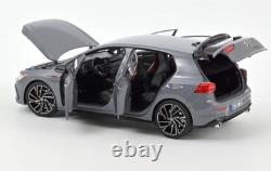 VW Volkswagen Golf 8 VIII GTi 5 portes de 2021 gris au 1/18 de NOREV 188590