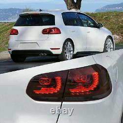 Vland LED Lot de 2 Feux Arrière pour Volkswagen GOLF 6 08-13(MK6) GTI TSI TDI R