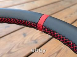 Volant CUIR NEUF VW Volkswagen Golf MK3 MK2 II III VR6 GTI rayure rouge