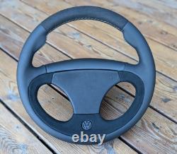 Volant CUIR NEUF pour VW Volkswagen Golf 2 3 MK2 MK3 GTI VR6 Alcantara