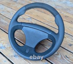 Volant CUIR NEUF pour VW Volkswagen Golf 2 3 MK2 MK3 GTI VR6 Alcantara Volant CUIR NEUF pour VW Volkswagen Golf 2 3 MK2 MK3 GTI VR6 Alcantara