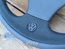 Volant CUIR NEUF pour VW Volkswagen Golf 2 3 MK2 MK3 GTI VR6 Alcantara