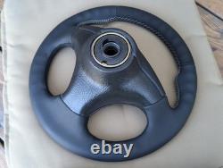 Volant CUIR NEUF pour VW Volkswagen Golf 2 3 MK2 MK3 GTI VR6 Alcantara