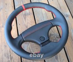 Volant CUIR NEUF pour VW Volkswagen Golf MK2 MK3 GTI VR6 Vento Corrado