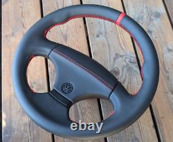 Volant CUIR NEUF pour VW Volkswagen Golf MK2 MK3 GTI VR6 Vento Corrado