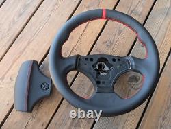 Volant CUIR NEUF pour VW Volkswagen Golf MK2 MK3 GTI VR6 Vento Corrado