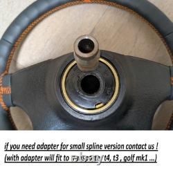 Volant CUIR NEUF pour VW Volkswagen MK2 Golf II 2 GTI VR6 Orange OEM