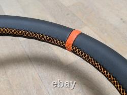 Volant CUIR NEUF pour VW Volkswagen MK2 Golf II 2 GTI VR6 Orange OEM