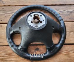 Volant Cuir Noir Vw Volkswagen Golf Gti Mk3 3 Polo Passat B4 Neuf