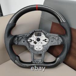 Volant Sport Carbone Pour Volkswagen Golf MK7 7.5 GTI GTR GTE Tiguan 2013 201