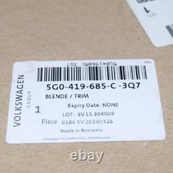 Volkswagen GOLF MK7 GTI Garniture de volant 5G0419685C3Q7 NOUVEAU ORIGINE