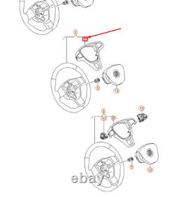 Volkswagen GOLF MK7 GTI Garniture de volant 5G0419685C3Q7 NOUVEAU ORIGINE