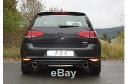 Volkswagen Golf 7 Gti (au) Pot D'Échappement Duplex Fox 1x100