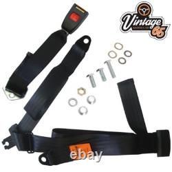 Volkswagen Golf Jetta Mk1 Mk2 Gti Arrière Statique 3 Point Seat Ceinture Lap Kit