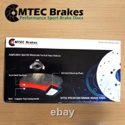 Volkswagen Golf MK2 1.8 GTi G60 Rallye 89-92 Disques de Frein Avant MTEC