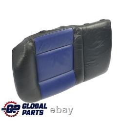Volkswagen Golf Mk4 GTI Housse Base Siège Arrière Cuir Noir/Bleu Droite