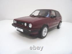 Volkswagen VW Golf 2 GTI Maquette de Voiture MCG En 118 Rouge Métallisé 18391