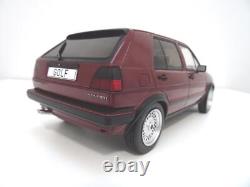 Volkswagen VW Golf 2 GTI Maquette de Voiture MCG En 118 Rouge Métallisé 18391