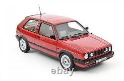 Volkswagen VW Golf 2 GTI Maquette de Voiture Norev En 118 Rouge Métallisé Neuf