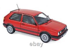 Volkswagen VW Golf 2 GTI Maquette de Voiture Norev En 118 Rouge Neuf 188438