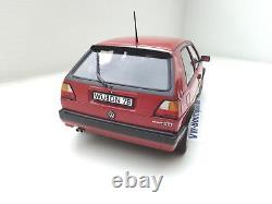 Volkswagen VW Golf 2 GTI Maquette de Voiture Norev En 118 Rouge Neuf 188438